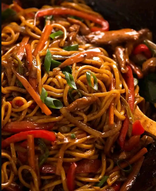 Chinese noodles- ( Veg/Chicken)