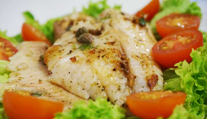 Grilled fish with Lemon & Butter